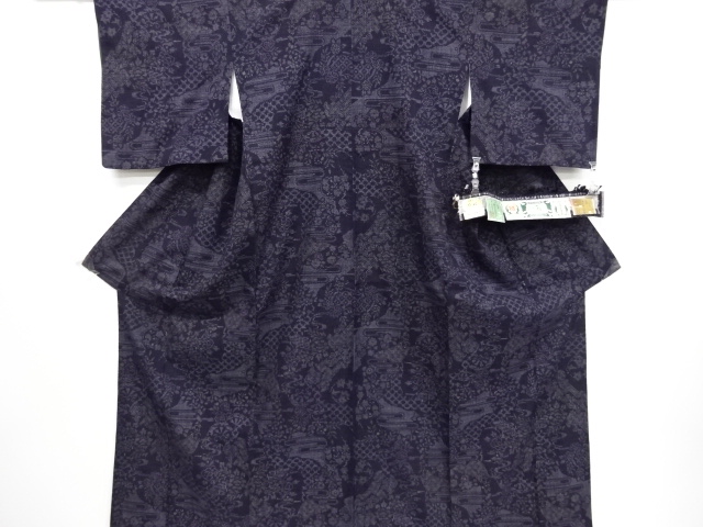 Kimono japonais/ Tsumugi Omeshi Silk